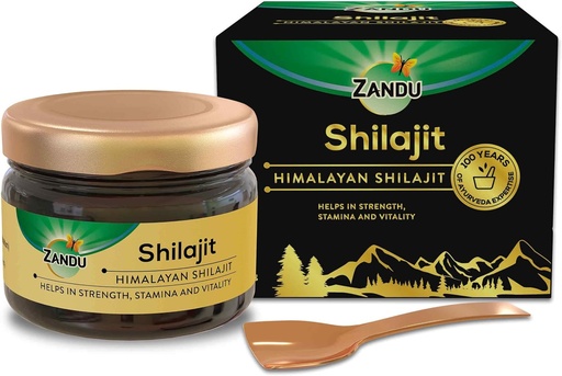 [BRSW2AA6CQFW2CL5] Zandu Himalayan Shilajit Resin | Natural Plant-Based Supplement for Energy, Strength & Physical Performance | Supports Active Lifestyle & Vitality | 0.71 Oz (20g)