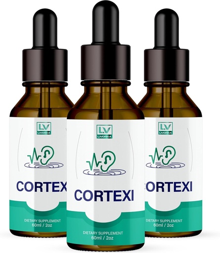 [BRSROCQTBAHAGGT7] LIVORKA Cortexi Oral Drops to Drink - Formula for Ear Health, Hearing Support - Pack of 3 Bottles (90 Day Supply)