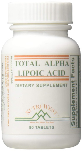 [BRSWKHQECN4WKCYV] Nutri-West - Total Alpha LIPOIC Acid -90 by Nutri-West