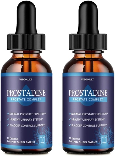 [BRSROCADOIBBQ2D4] Prostadine, Potent Prostate Support Liquid Drops, Highly-Rated Prostadine for Overall Prostate Wellness, Easy-to-Use Dropper Form (2 Pack)