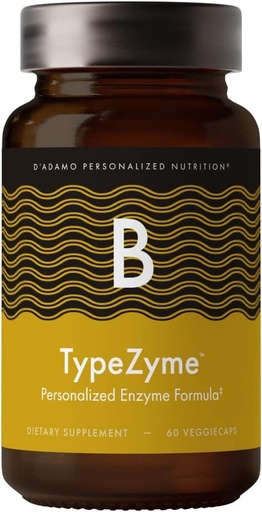 [BRSROYL4AQGWOET5] D'Adamo Personalized Nutrition TypeZyme - Digestive Enzyme (Blood Type B)
