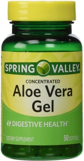 [BRSWIYYYCEPWC2AZ] Aloe Vera Gel 25 mg, öljyuute, 50 Softgels