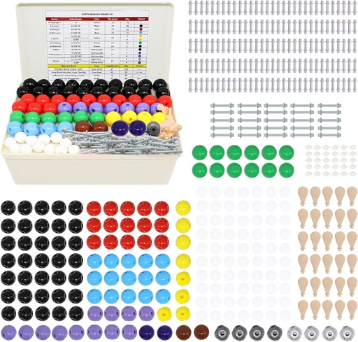 [BRSWY237DMHWMYIZ] RELIANCER Molecular Model Kit,419PCS Organic Molecular Chemistry Set w/Atoms & Bonds,Molecular Structures Building Kit for Chemistry Learning,STEM Science Kits for Teachers,Students,Young Scientists