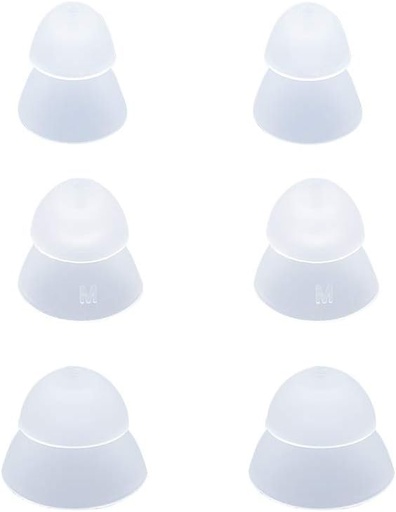 [BRSWYCYTPMBQME3F] Hearing Aid Power Domes Double Layer Tips Suitable for GN Resound Sure Fit Models 8+10+12mm (Mixed for Trial)