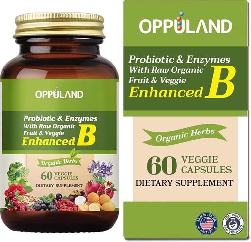 [BRSRAZTQOR6GGCDH] Vitamin B Complex-Vitamin B Supplement-Promotes Immune Health-60 Veggie Capsules