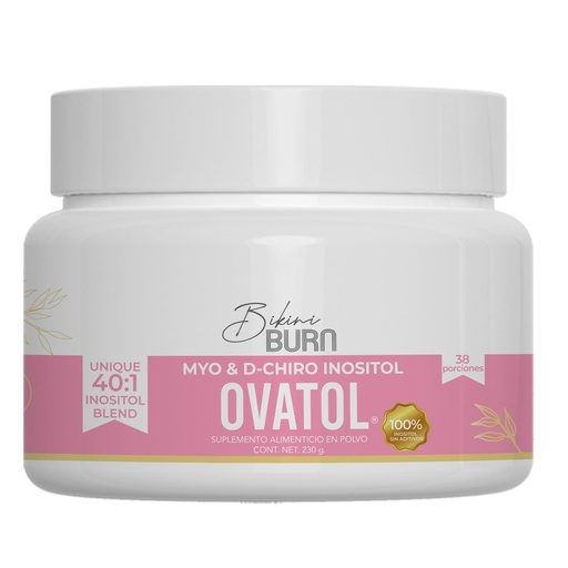 [BRSW2236CMGWOH3L] Ovatol (6g) Pure Powder Inositol | Myo-Inositol & D-Chiro-Inositol 40:1 Ratio | 6g per Serving | Powdered Supplement for Hormonal Support | 38 Servings | Ovaric and Hormone Support |