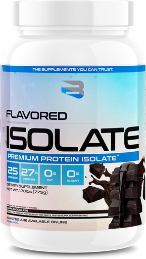 [BRSRMGQTCICAMDTB] Believe Supplements - Flavored Isolate (Dark Chocolate)