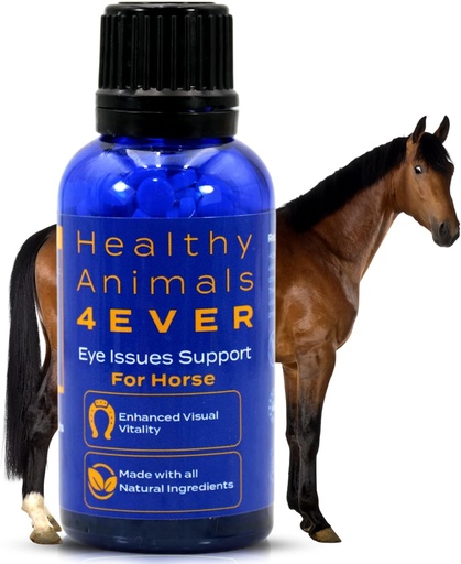 [BRSROZA7CMBGCCYU] HA4E - Horse Eye Health Support - Udržuje normálne hladiny minerálov pre zdravé oči - Vysoko účinné, prírodné Homeopatické doplnok - 300 Tablety