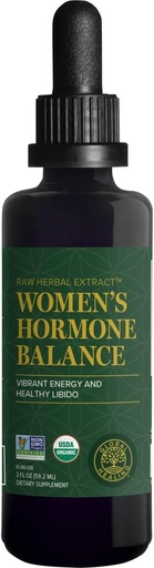 [BRSWGCA3O4CR43DL] Global Healing Center - Women's Hormone Balance Female Fuzion Organic Liquid Supplement Drops - Superior Vitality, Healthy Libido, Natural Sensual Response, Support Mood & Promote Metabolism Wellness