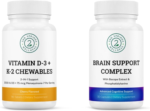 [BRSROHY6O4HG23L4] Vitality Boost Bundle: Vitamin D3+K2 & Brain Support Complex