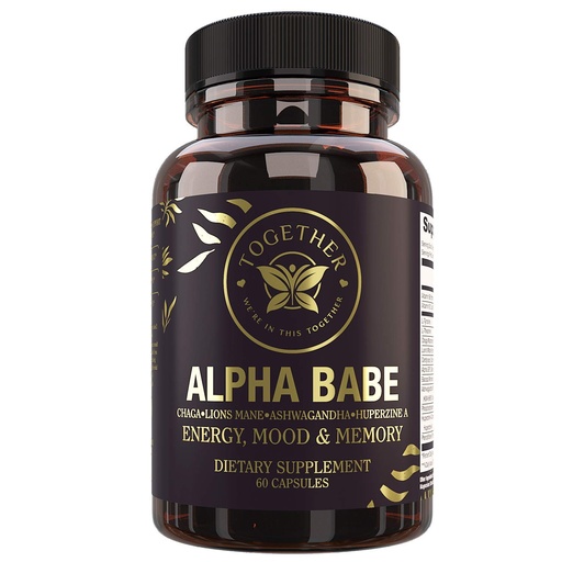 [BRSWGAT6AFYRQF33] Alpha Babe | Nootropic Supplement | Memory Mood Energy | Nootropics Lions Mane Chaga Ashwagandha