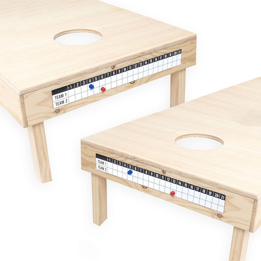[BRSWYHT4B4DROADF] Barcaloo Cornhole Scoreboard Metal Decal 2 Corn Hole Boards üçün 2 Magnetic Score Keepers ilə