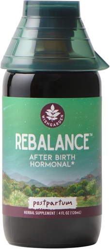 [BRSWGC33PIAQIET5] WishGarden Herbs ReBalance After Birth Hormonal - Plant-Based Herbal Supplement with Vitex Berry & Motherwort Supports Healthy Postpartum Hormone Levels and Postnatal Hormone Balance, 4oz