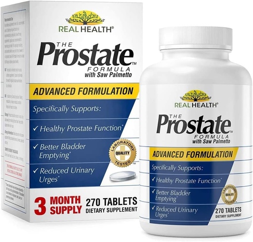 [BRSWIFYNC55RC2IV] REAL HEALTH PROSTATE FORM TABS 270 CT