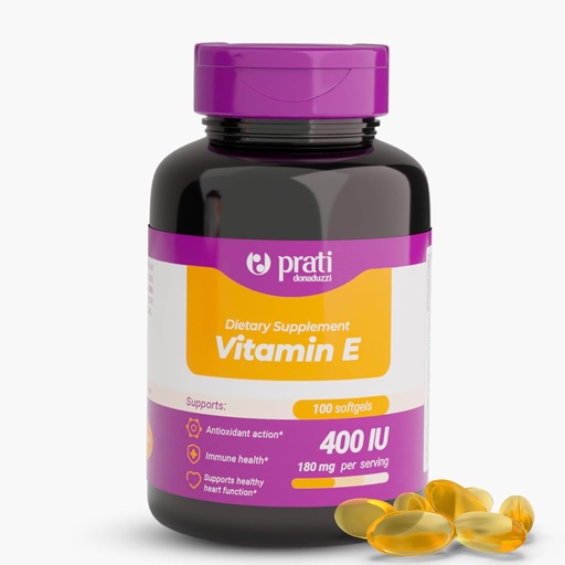 [BRSRAGIYAEBRM2D7] Vitamin E 400 i.e. – 100 kapsul – krepi obrambni sistem, se bori proti prostim radikalom in spodbuja zdravo staranje – za odrasle
