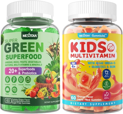 [BRSRAHAEOABAMCA2] Kids Multivitamīnu Gumijas + Super Greens Gumijas