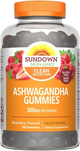 [BRSRMEI2CN5AEA3H] Sundown Ashwagandha Gummies, 90 Count