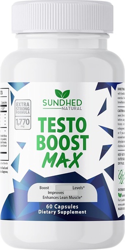 [BRSWEC3YBN7WCALZ] Testo Boost Max - Impulsor de resistência natural para homens – Energia Natural Fortificada, resistência e força