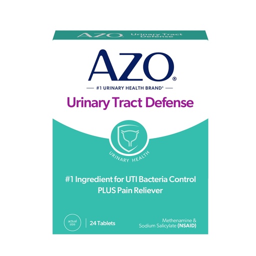 [BRSWKELRAENWY3LC] AZO Urinary Tract Defense Antibacterial Protection, Helps Control a Uti Until You Can See a Doctor, from the No. 1 Most Trusted Urinary Health Brand, 24 Count