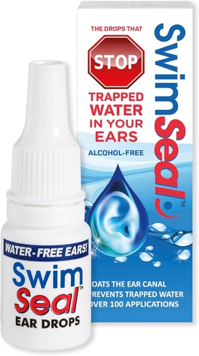 [BRSWI2YZOF4GC3DE] SwimSeal™ All Natural Swimmer's Ear Drops for Daily Use Rather Than Alcohol Drops or Earplugs. The Solution for Your Ears for All Water Exposure for All Ages.