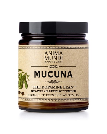 [BRSWGAYNOUIWCF32] Anima Mundi Apothecary Mucuna Powder - Adaptogenic Mood Support Supplement Powder - Mucuna Mood Booster Powder - Add to Coffee, Tea & More to Promote Positive Mood (5oz / 142g)