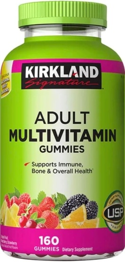 [BRSWG2QLCAFBSADV] Kirkland Signature dCDtdm Voksen Multi Gummies, 160 Greve