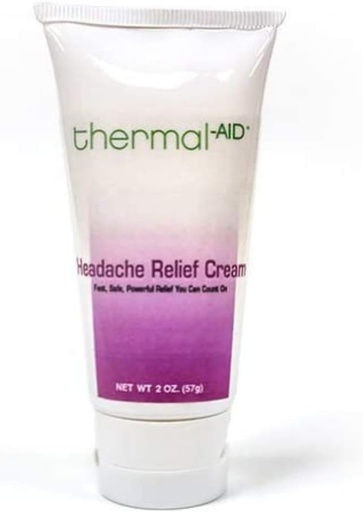 [BRSWIGACCYOQGFLI] Thermal-Aid — Headache Relief Cream — Relief of Migraine Headaches Headache System — Pain Relief Analgesic — Stress Relief and Anxiety Relief