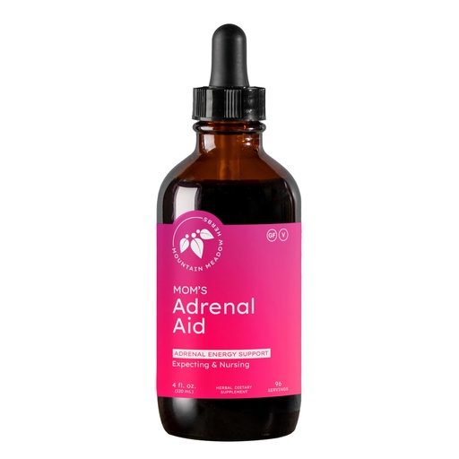 [BRSWGYYBBUPB4ADF] Mountain Meadow Herbs Mom's Adrenal Aid Drops 4 oz | Natural Liquid Herbal Supplement, Energy & Stamina Support, Fatigue Reduction, Hormone Balance, Pregnancy & Nursing Safe