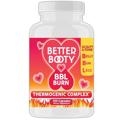 [BRSROCA7A4PAMCQ7] Better Booty BBL Burn Thermogenic Complex Capsules, Tone & Sculpt Belly, Bum + Legs w. Garcinia Cambogia, Guarana, Green Tea Ext, ALA, & Cayenne Pepper Supplement (120ct, 60 Servings)