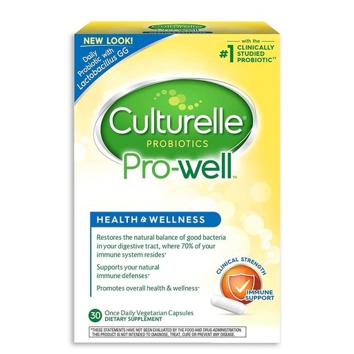 [BRSWI23ZOEBWGCA7] Culturelle Natural Health & Wellness Capsules 30 ea