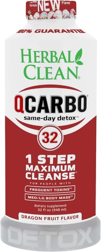 [BRSROH35BMFBQFDO] Bebida de Detox Premium no Mesmo Dia, Sabor de Fruta Dragão, 32 Fl Oz