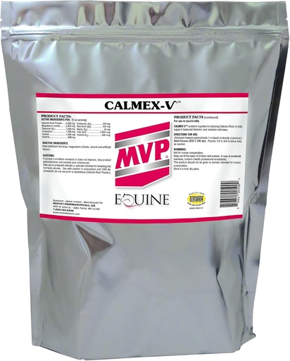 [BRSWIGIIAQDAEFL6] Calmex-V (10lb) Calming Support for Horses.