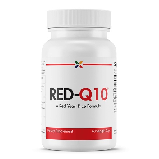 [BRSWI236CYPRCFTY] Stop Aging Now - RED-Q10 Organic Red Yeast Rice with CoQ10 - Red Yeast Rice Formula - 60 Veggie Caps