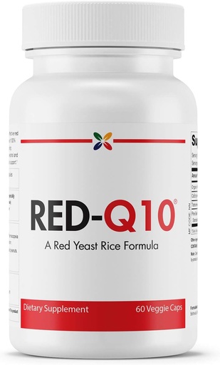 [BRSWI236CYPRCFTY] Stop Aging Now - RED-Q10 Organic Red Yeast Rice with CoQ10 - Red Yeast Rice Formula - 60 Veggie Caps