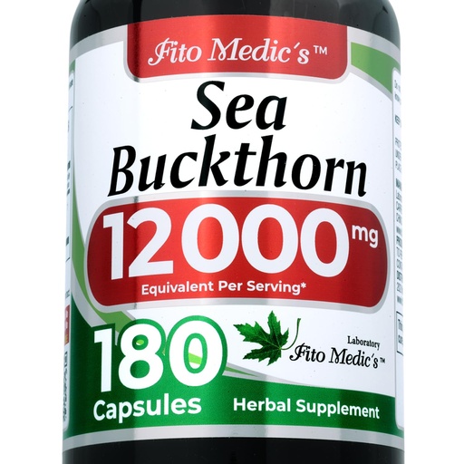 [BRSROAADOEARUCAY] FITO MEDIC'S Lab | sea Buckthorn | seabuckthorn | 180 Capsules.