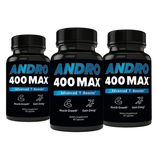 [BRSRMFA5O4GWKCI4] Andro400 Max Advanced T-Support & Nitric Oxide Booster – Traditional Tongkat Ali 100:1 Extract with L-Arginine & L-Citrulline – Supports Circulation and Physical Performance – 180 Capsules