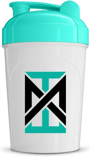 [BRSWKHYQAB5WMGTK] MIXT Energy Shaker Bottle, 16 oz. Shaker Bottle, BPA Free & Lid Mixing Technology (16 oz, Teal)