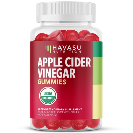 [BRSWYZQRO4MBYE3U] Apple Cider Vinegar Gummies - Organic ACV Vitamins for Digestive Health, Metabolism & Gut Support - 60 Count - Vegan, Non-GMO, Gluten-Free - Delicious Flavor & No Harsh Taste - 1 Month Supply