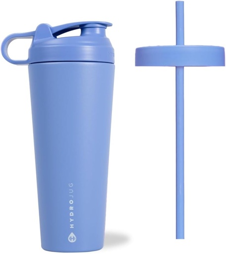 [BRSRAGL6CAGRQALV] HydroJug Stainless Steel Shaker Cup 24oz - Perfect For Protein Shakes, Pre-Workout Drinks, Iced Coffee - Easy Blending, Vacuum Insulated, Cup Holder Compatible, BPA Free - Keeps Temp For Hours