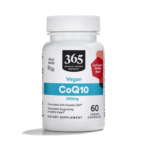 [BRSWGZQBOUHWEDTD] 365 by Whole Foods Market, CoQ10 200mg, Vegan, 60 Count