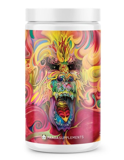 [BRSRAGA5C4GR4HLJ] Underground Bio Labs™ Panda Supps: Rampage Chaos, Extreme Pre-Workout, High Stim, Maximum Pump, Focus, and Energy (Strawberry Mango Sherbet) (40 Servings)