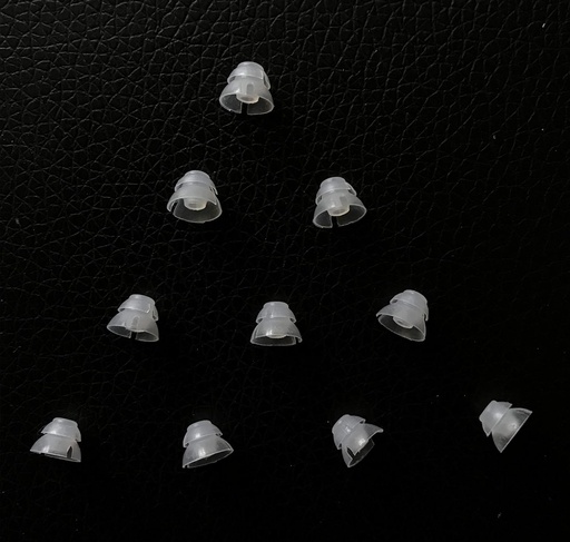 [BRSWGGTQCF4AK33D] Jungle Care® (6mm Small * 10pc) Double Layer Magic Hearing Aid Domes Comfortable PSAP (Personal Sound Amplifiers Product) Kit Ear Tips Invisible, Perfect for Open Air (Open fit), except for RIC