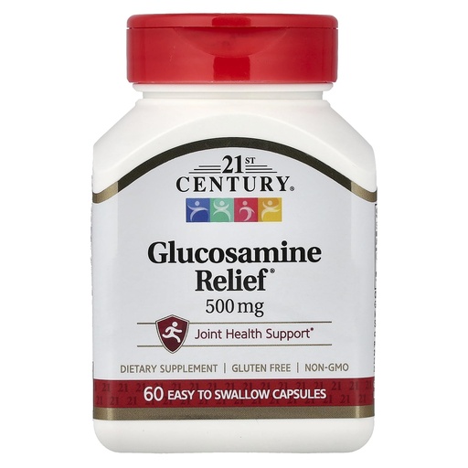 [BRSWIZQ3AAPW2AIZ] 21st Century Glucosamine Relief, 500 mg, 60 Easy to Swallow Capsules