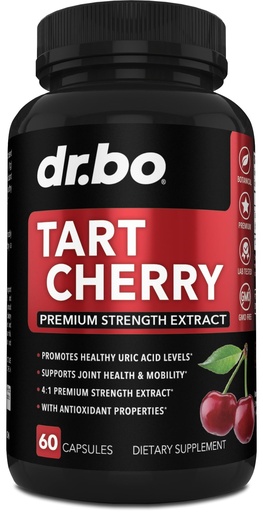 [BRSRM2T7CMOROEI6] Tart Cherry Extract Capsules Supplement - Purge Uric Acid Flush Cleanse Antioxidant Pills for Rest Support - Tart Cherry Capsules Anthocyanin Supplements Ultra Pure Cherries Vitamins Concentrate Pill