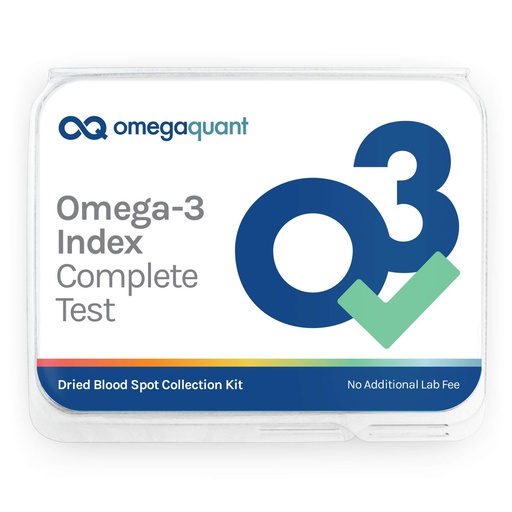 [BRSWGEL4BAPR4DL4] Omega Quant Omega-3 Index Complete - Complete Fatty Acid Profile Blood Test Kit | Includes - Omega-3s, Omega-6s, Saturated Fats, Monounsaturated fats, Trans Fats | 1 Complete Home Kit