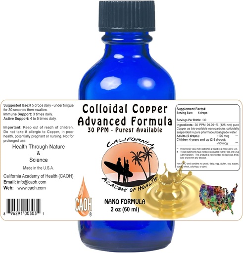 [BRSWYZYRBYFG2DI2] Colloidal Copper 2 oz from CAOH