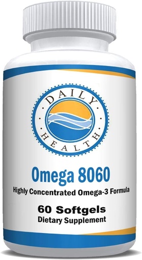 [BRSRAHYRBAFWM3TX] Omega 8060 2400mg Omega 3 Fish Oil Joint Health Supplement 60 softgel - 1 Month Supply