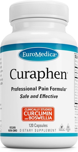 [BRSWIZQHCYHBU3Q7] EuroMedica Curaphen - Suplemento de la Curcumin para la Circulación " Apoyo al Endorfin - Apoyo para el trastorno ocasional - Auxiliar a los músculos sanos - 120 cápsulas