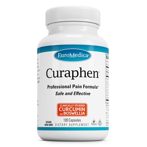 [BRSWIZQHCYHBU3Q7] Euromedica Curaphen - 120 Capsules - Professional Formula - Potent Curcumin & Boswellia with DLPA & Nattokinase - Clinically-Studied Ingredients, Highly Absorbable - 120 Servings