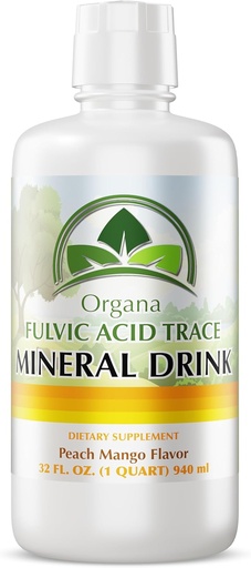 [BRSWKYY6PMGR6ED2] Organa Trace Minerals - Liquid Colloidal Minerals Supplements - Gehieneko xurgapenerako landarea - Colloidal Mineral Liquid for Wellness - 32 Ounces